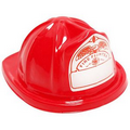 Medium Red Fireman Hat with Sticker for plush toy